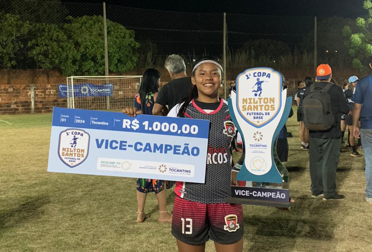 Jovem indígena Javaé de Formoso do Araguaia se destaca no futebol e representa o Tocantins em torneios nacionais